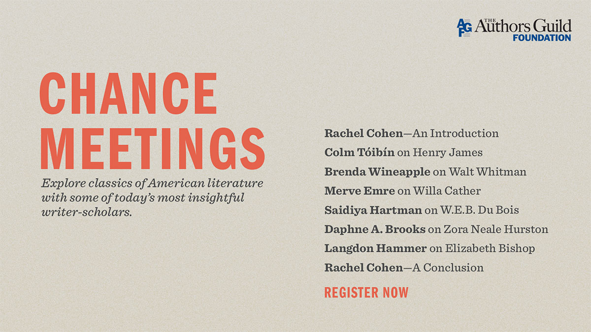 Chance Meetings: online literary seminars featuring writers talking about classics of American literature